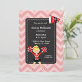 Cheerleader, kiest uw eigen kleur als achtergrond kaart (Staand voorkant)