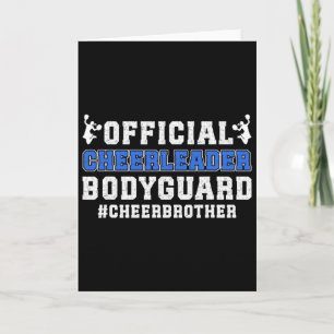 Cheerleader Lijfwacht Cheer Broer Van Een Cheerlea Kaart