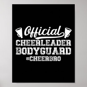 Cheerleader Lijfwacht Cheer Broer Van Een Cheerlea Poster