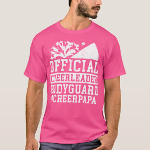 Cheerleader Lijfwacht Cheer Papa Van Een Cheerlead T-shirt