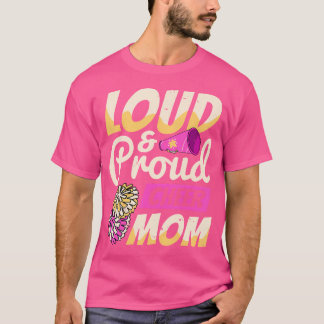 Cheerleader Luid Trots Cheer Moeder Cheerleading T-shirt