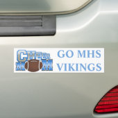 Cheerleader Mam Bumpersticker (Op auto)
