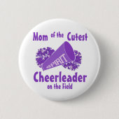 Cheerleader Mam Ronde Button 5,7 Cm (Voorkant)