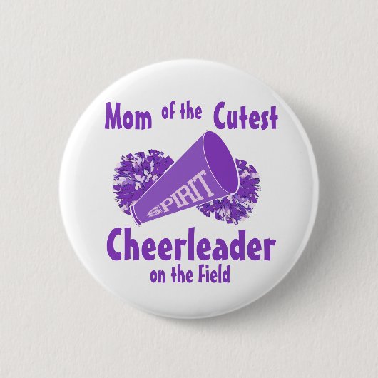 Cheerleader Mam Ronde Button 5,7 Cm (Voorkant)