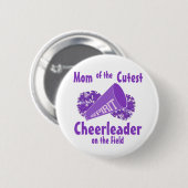 Cheerleader Mam Ronde Button 5,7 Cm (Voorkant /achterkant)