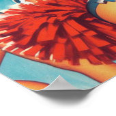  cheerleader meisjes poster (Hoek)