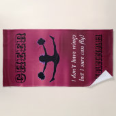 Cheerleader Metallic Flyer Strandlaken (Voorkant)