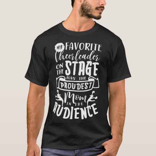 Cheerleader Moeder Cheerleading Cheerend Team Chee T-shirt (Voorkant)