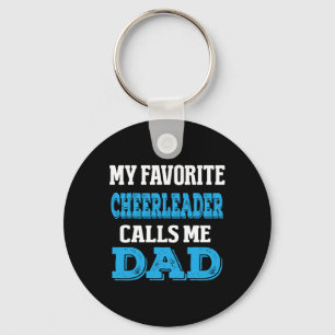Cheerleader noemt mij papa cheer vader heren cheer sleutelhanger