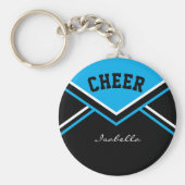 Cheerleader Outfit in Baby Blue Sleutelhanger (Voorkant)