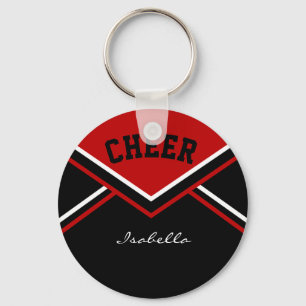 Cheerleader Outfit in Dark Red Sleutelhanger