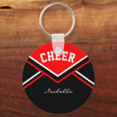 Cheerleader Outfit in Red Sleutelhanger (Voorkant)