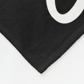 Cheerleader Paarse en Blue Explosion Fleece Deken (Hoek)