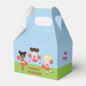 Cheerleader Party Bedankdoosjes (Achterkant)