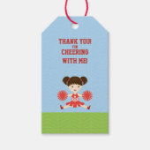 Cheerleader Party Cadeaulabel (Voorkant)