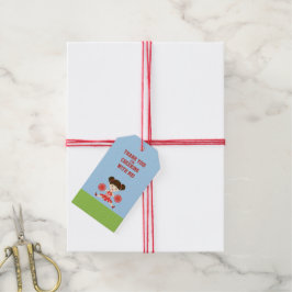 Cheerleader Party Cadeaulabel