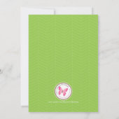 Cheerleader Party Kaart (Achterkant)