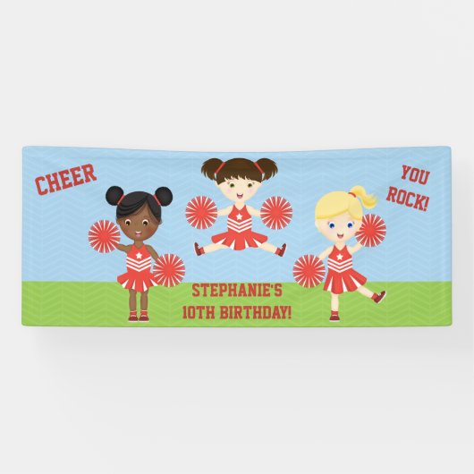 Cheerleader Party Spandoek (Horizontaal)