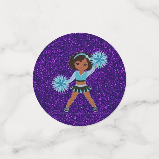 Cheerleader Party Table Confetti (Kleine voorkant)