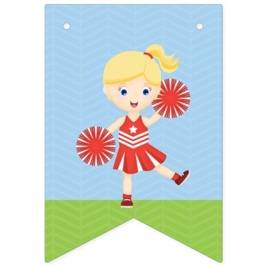 Cheerleader Party Vlaggetjes (Eerste vlag)
