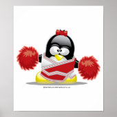 Cheerleader Penguin Poster (Voorkant)