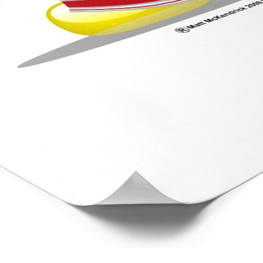 Cheerleader Penguin Poster (Hoek)