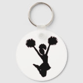Cheerleader personaliseren sleutelhanger (Voorkant)