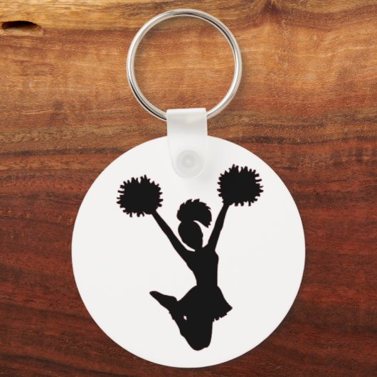 Cheerleader personaliseren sleutelhanger (Voorkant)