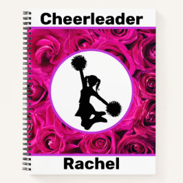 Cheerleader Pink Roses Notitieboek