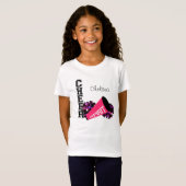 Cheerleader  Pink T-shirt (Voorkant volledig)
