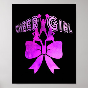 Cheerleader Piramide Boog Vrouwen Tieners Che Poster