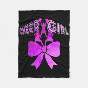 Cheerleader Piramide Boog Vrouwen Tieners Cheer Fleece Deken