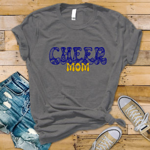 Cheerleader/Poms Mom shirt met kant ontwerp