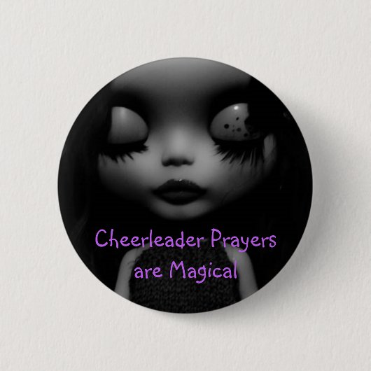 Cheerleader Prayers is Magisch Ronde Button 5,7 Cm (Voorkant)