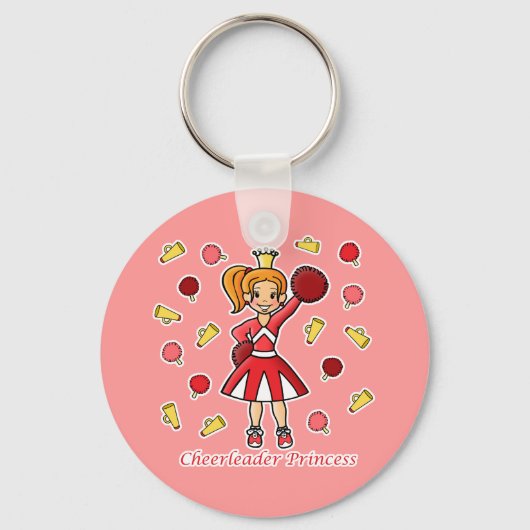 Cheerleader Princess Sleutelhanger (Voorkant)