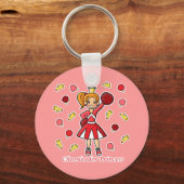Cheerleader Princess Sleutelhanger (Voorkant)