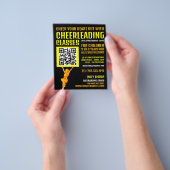 Cheerleader QR-codenummer, Cheerlead Classes Flyer (Hand)