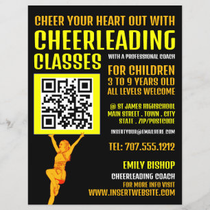Cheerleader QR-codenummer, Cheerlead Classes Flyer