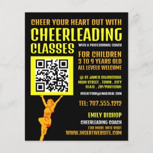Cheerleader QR-codenummer, Cheerlead Classes Flyer