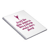 Cheerleader Quote Notitieboek (Rechterzijde)