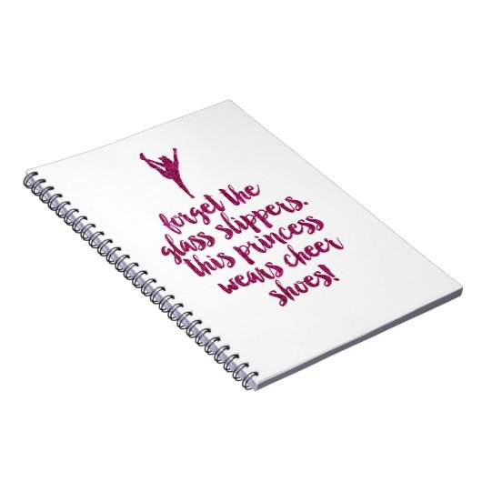 Cheerleader Quote Notitieboek (Rechterzijde)
