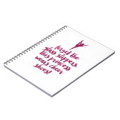 Cheerleader Quote Notitieboek (Linkerzijde)