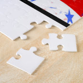 Cheerleader Red, White en Blue Puzzle Legpuzzel (Zijkant)