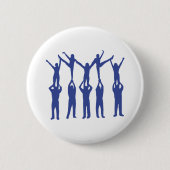 Cheerleader Ronde Button 5,7 Cm (Voorkant)
