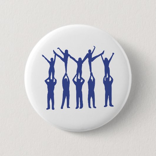 Cheerleader Ronde Button 5,7 Cm (Voorkant)