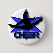 Cheerleader Ronde Button 5,7 Cm (Voorkant)