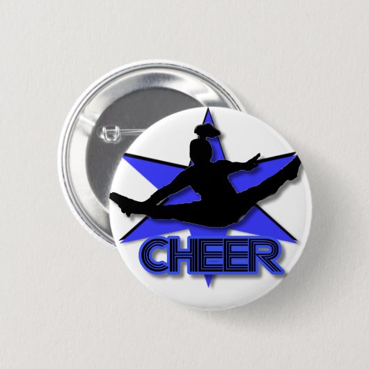 Cheerleader Ronde Button 5,7 Cm (Voorkant /achterkant)