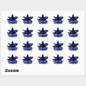 Cheerleader Ronde Sticker (Vel)