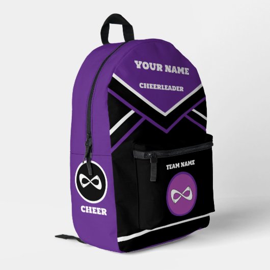 CHEERLEADER RUGZAK JUICHT KLEUREN PAARSE (Achterkant Hoek Links)