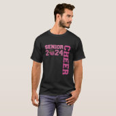 Cheerleader Senior 2024 Cheer Senior Class Of 2024 T-shirt (Voorkant volledig)